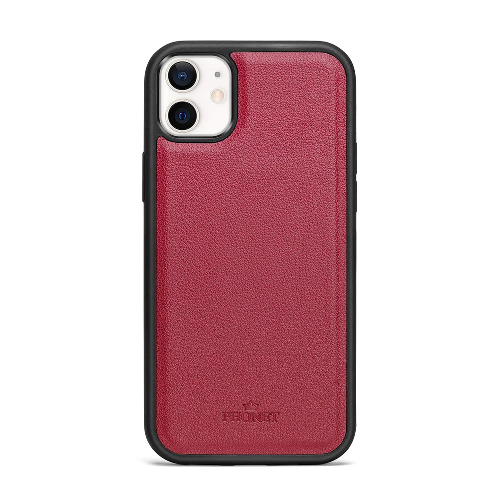 Phonet Plånbok Fodral med Magnet Skal för iPhone 11 / iPhone XR - Röd