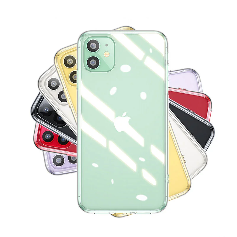 Skal iPhone 11 | Phonet Transparent Härdat Glas Mobilskal