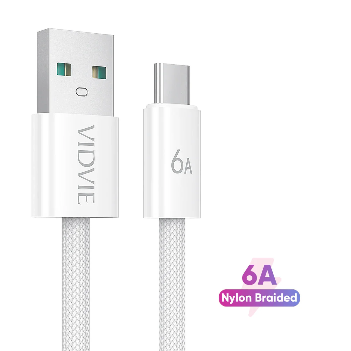 Vidvie – Premium USB-A till USB-C-kabel 200 CM