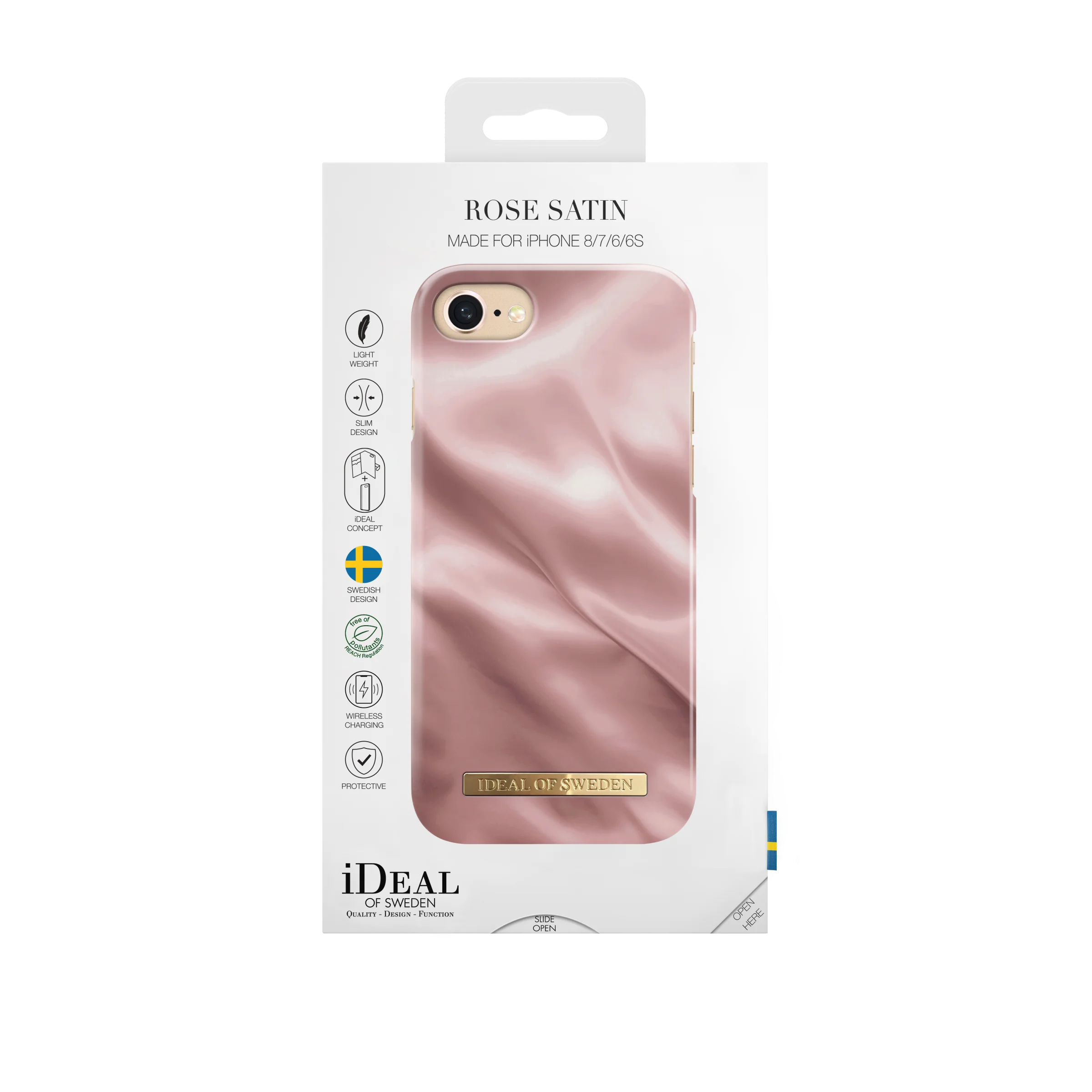 IDeal of Sweden Skal iPhone SE/8/7/6/6S - Rose Satin