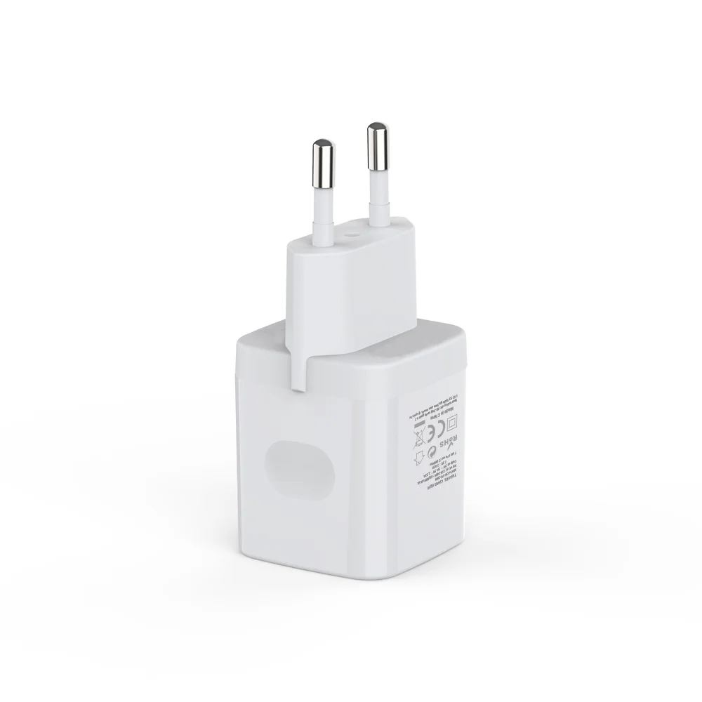 SiGN Väggladdare USB-C PD 20W Vit | Stöd för snabbladdning