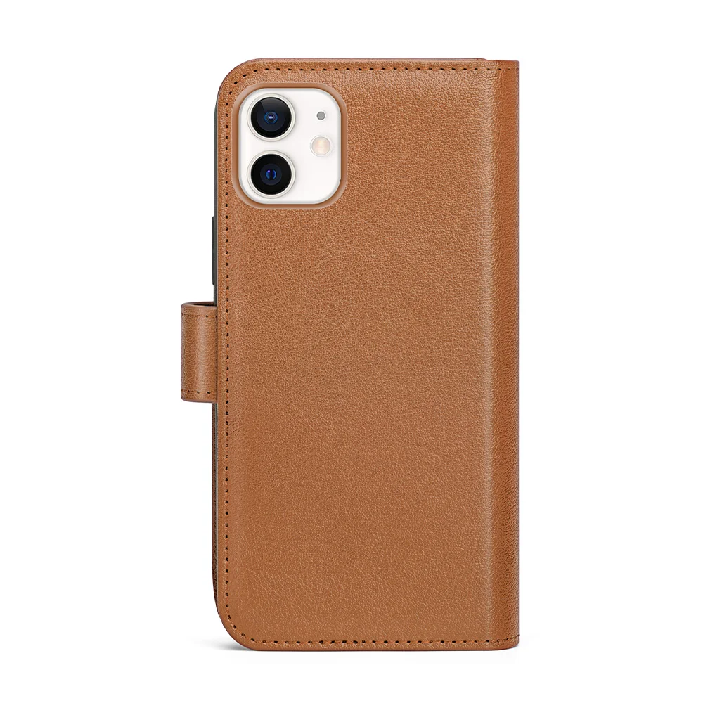 Phonet Plånbok Fodral med magnet Skal för iPhone 11 / iPhone XR - Brun