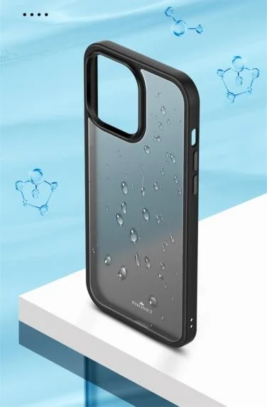 Phonet Transparent Skal för iPhone 15 Pro - Matte Lila