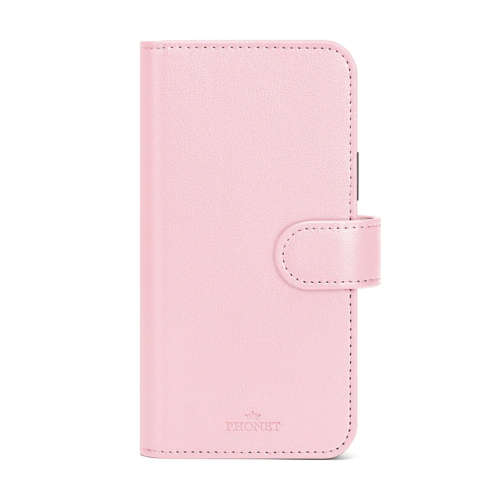 Phonet Plånbok Fodral med magnet Skal för iPhone 11 / iPhone XR - Rosa