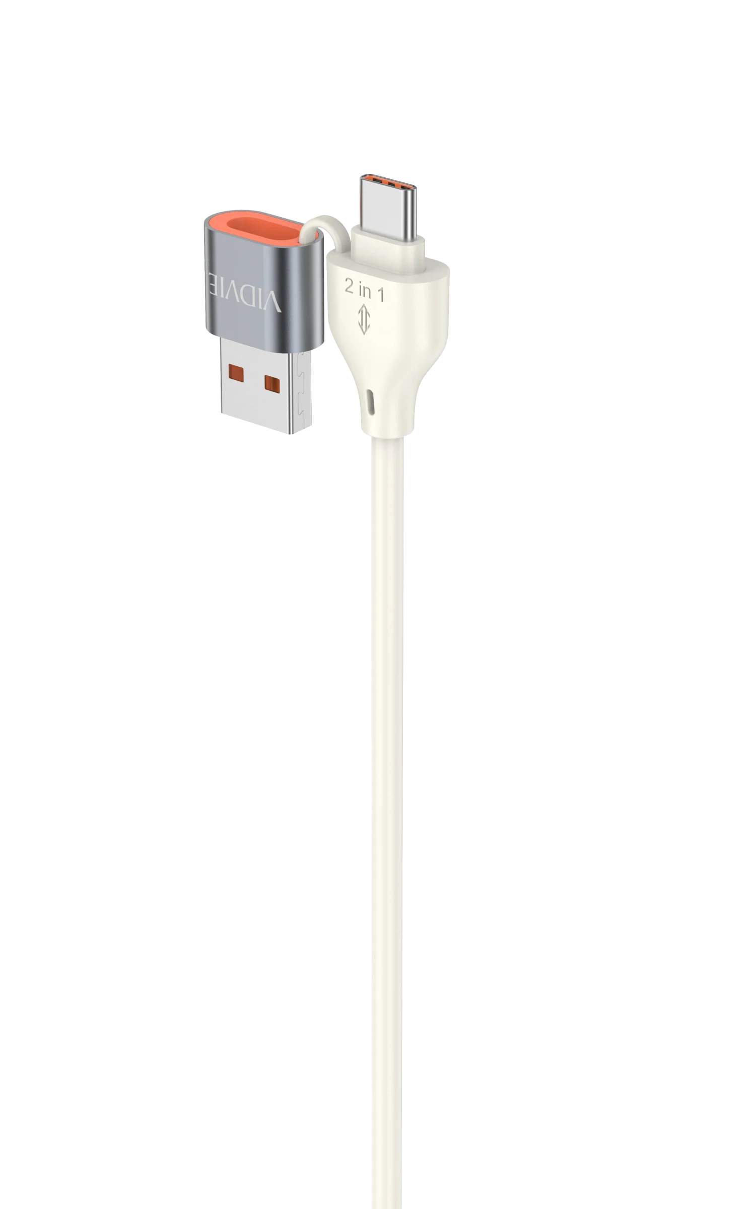 VIDVIE Multifunctional Kabel - 120CM Vit