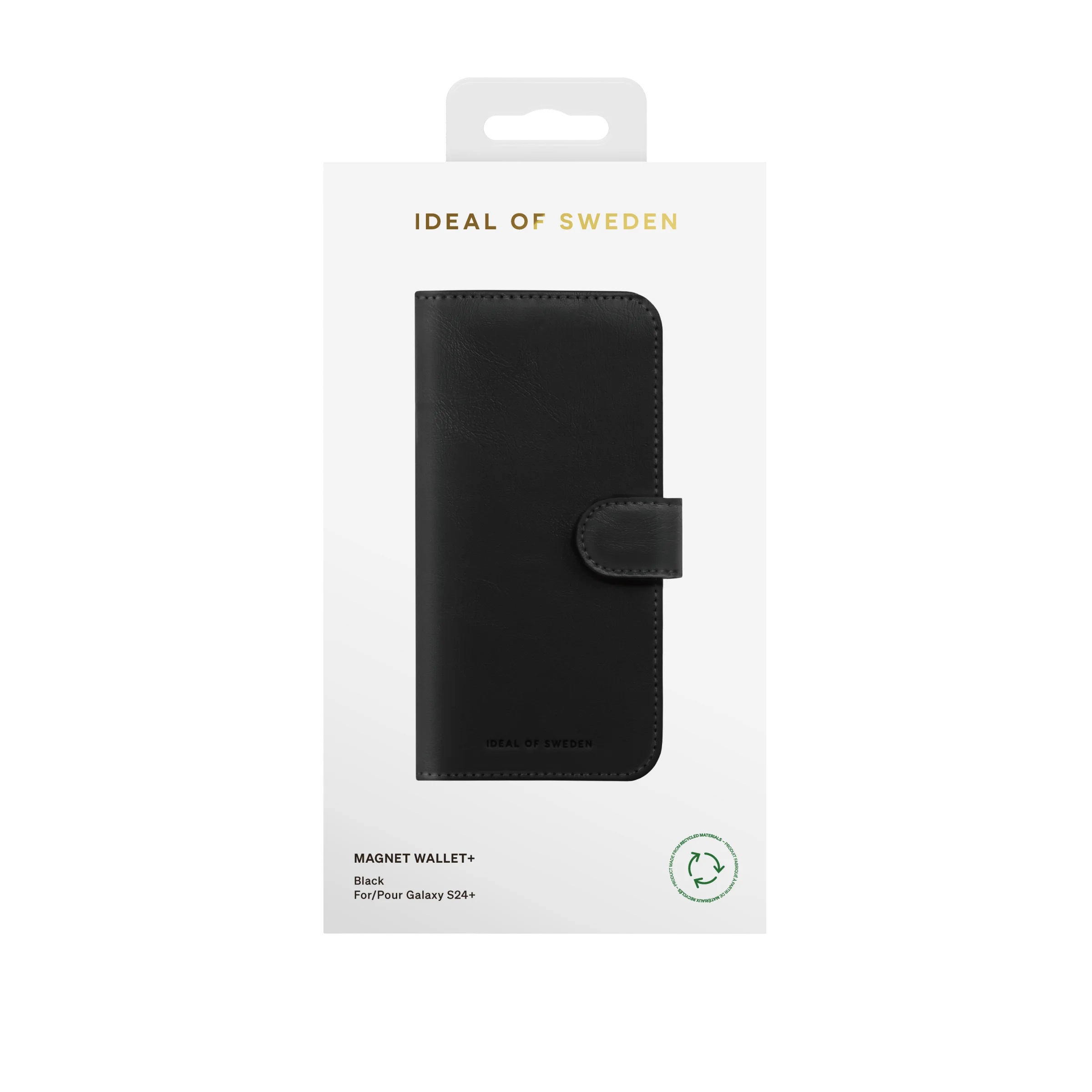 iDeal of Sweden Magnet Wallet+ - Galaxy S24 Plus - Svart