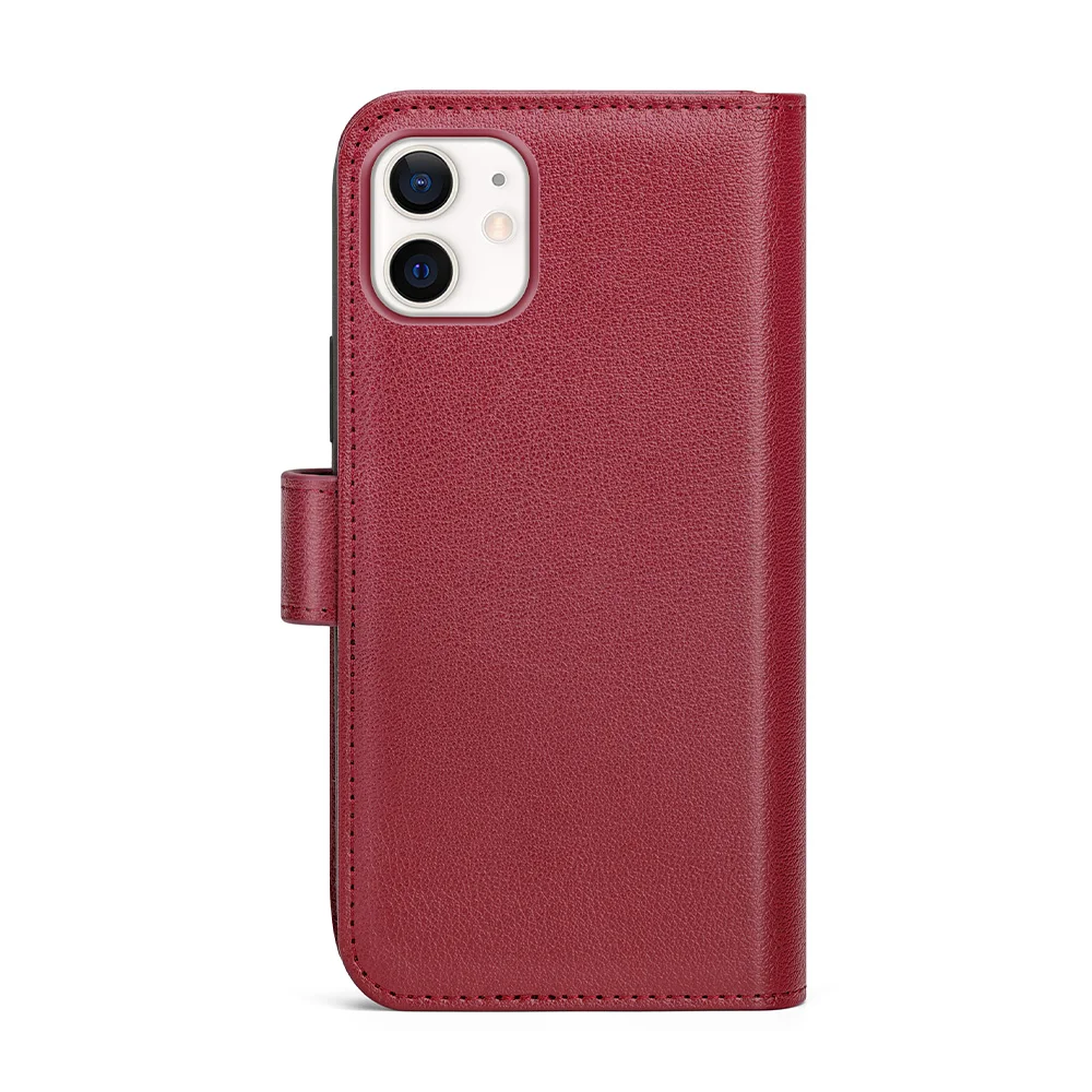 Phonet Plånbok Fodral med Magnet Skal för iPhone 11 / iPhone XR - Röd