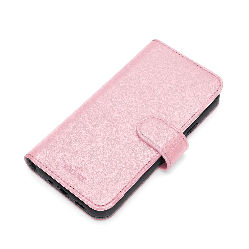Phonet Plånbok Fodral med magnet Skal för iPhone 11 / iPhone XR - Rosa