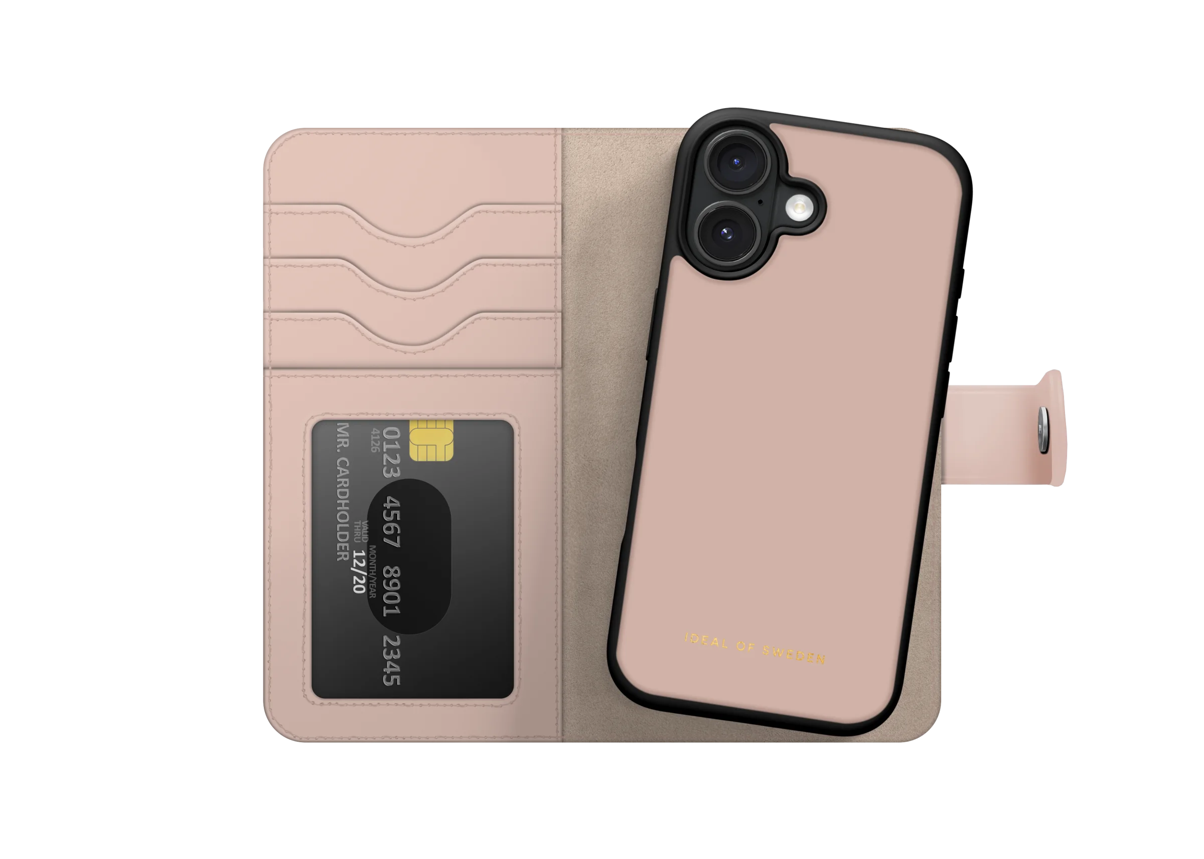 iDeal of Sweden Magnet Wallet+ - iPhone 16 - Rosa