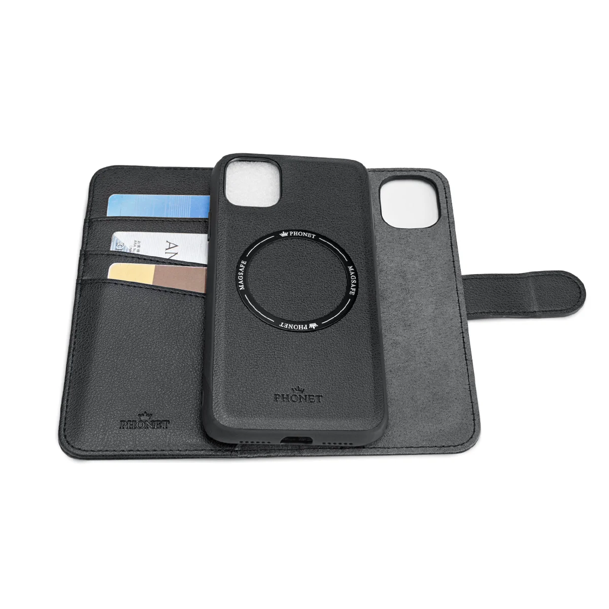 Phonet Magnet Fodral med Magsafe Skal för iPhone 11 Pro Max - Svart