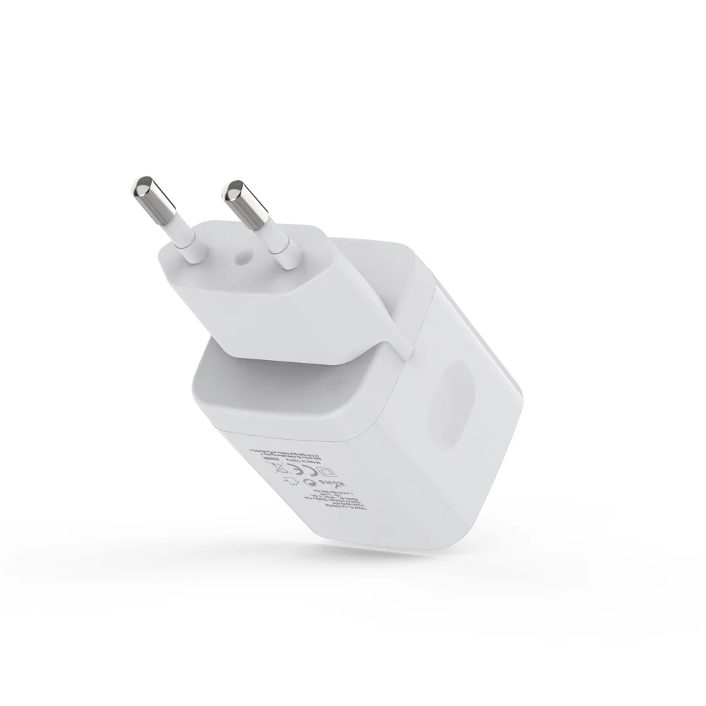 SiGN Väggladdare USB-C PD 20W Vit | Stöd för snabbladdning