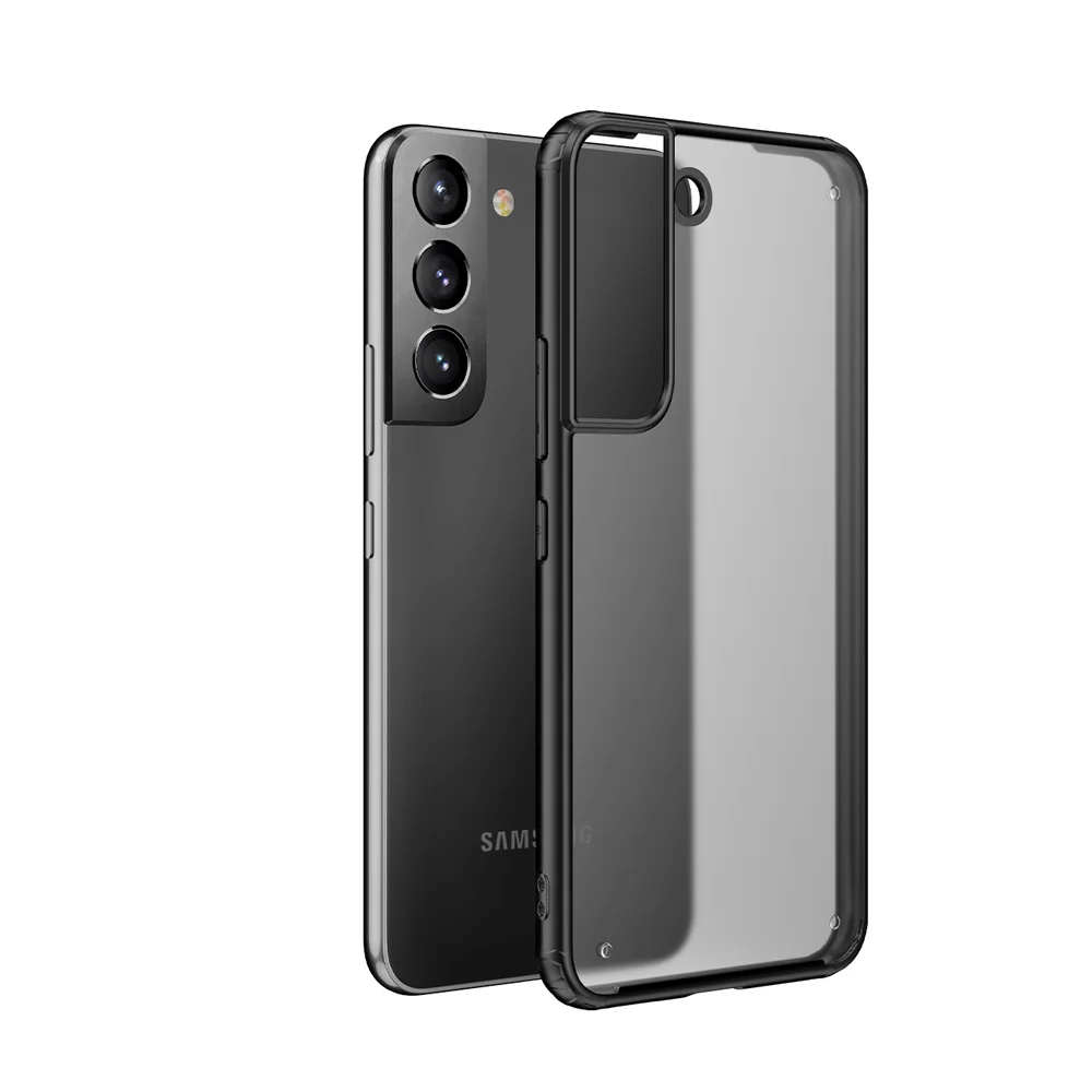 Phonet Galaxy S22 Ultra Mobilskal Transparent - Matte Black