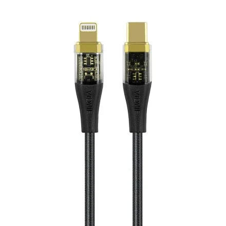 Cable VIDVIE Type-C till Lightning 1.2m 30W Svart