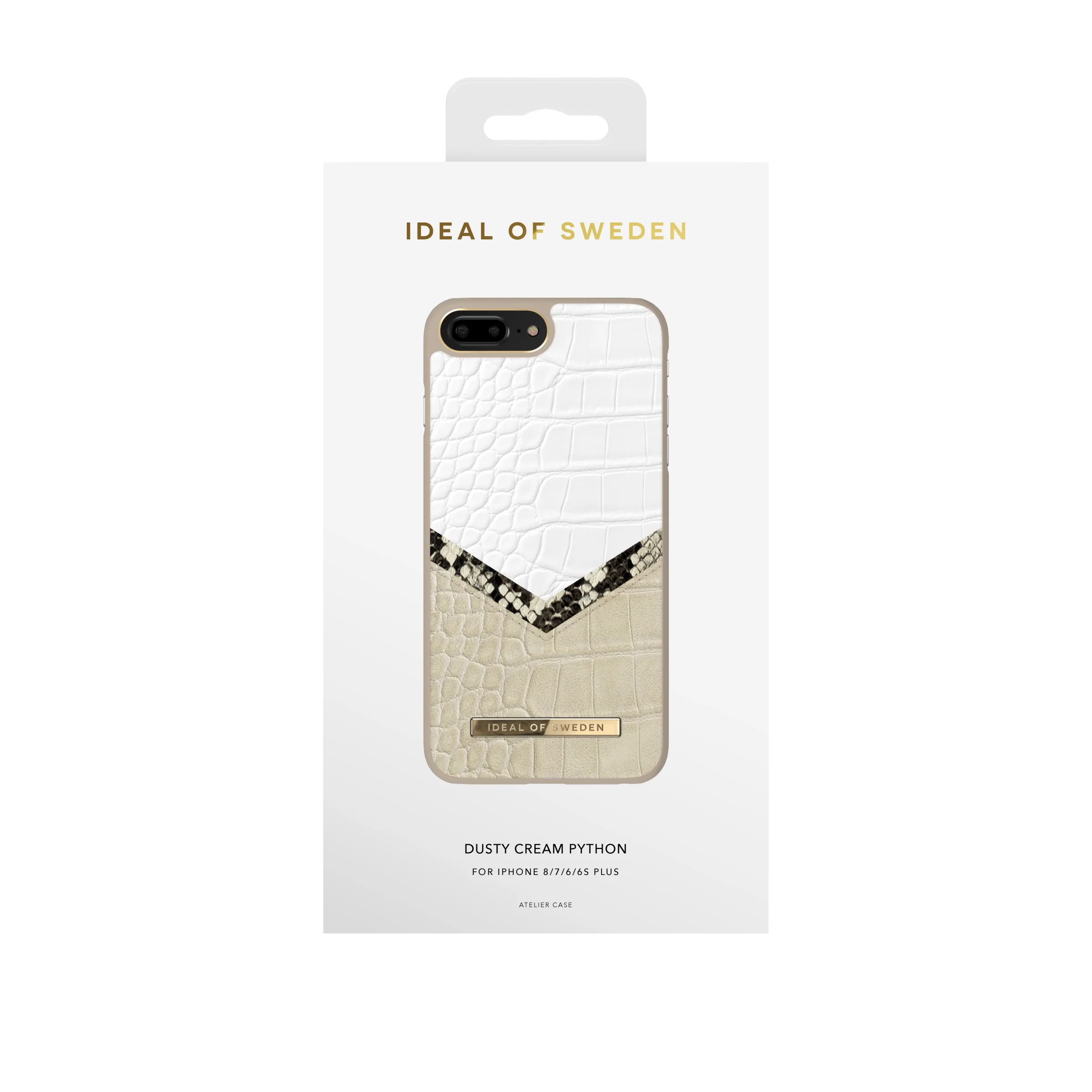 IDeal of Sweden Skal iPhone 8/7/6/6S Plus - Dusty Cream Python