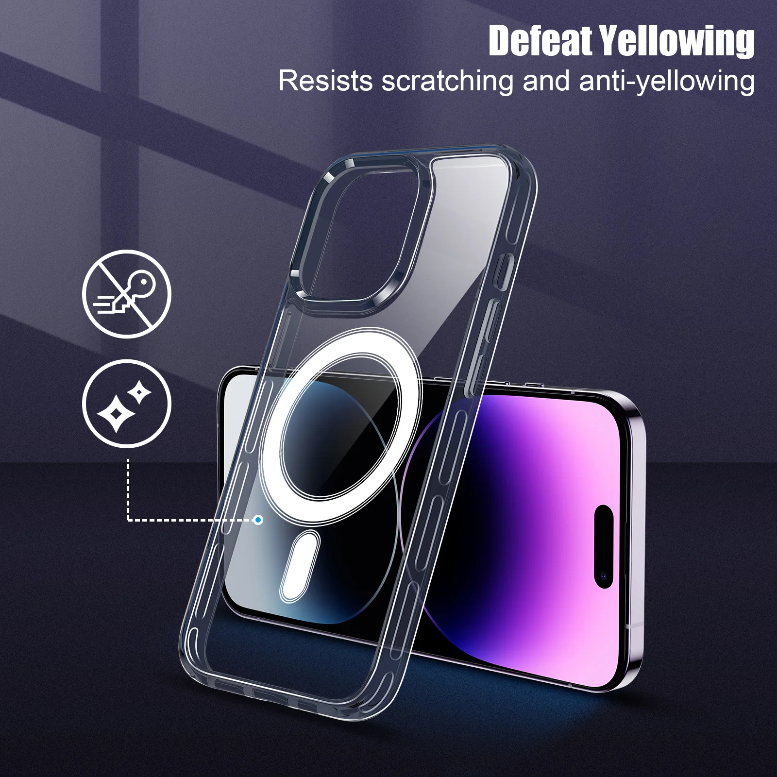 Phonet Mobilskal iPhone 12 / 12 Pro - MagSafe Transparent