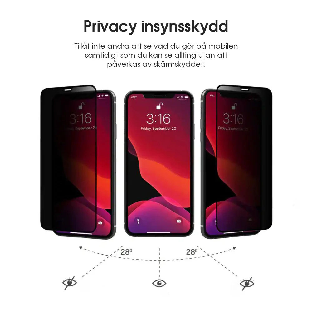 Phonet Privacy Glas Skärmskydd - Samsung Galaxy A35 5G