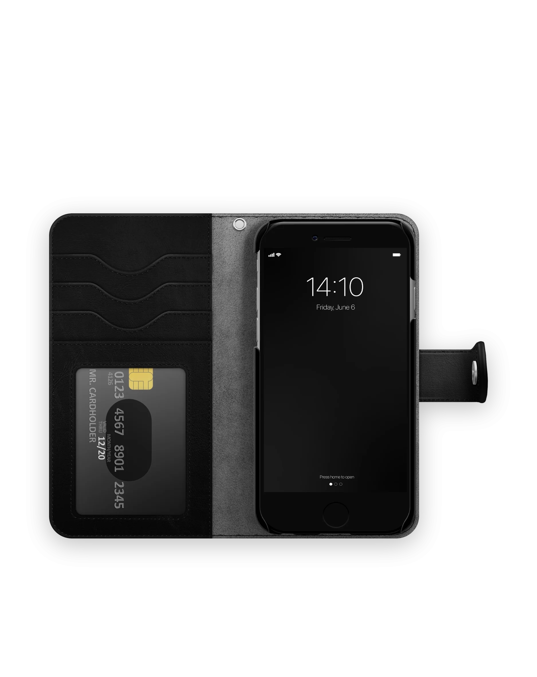 iPhone 13 Mini iDeal of Sweden Magnet Wallet+ Black