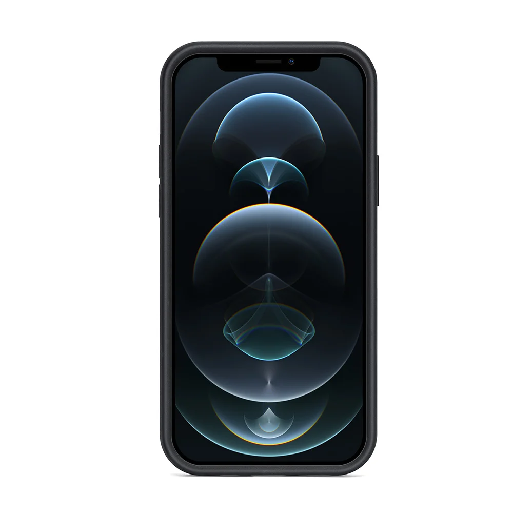 Phonet Plånbok Fodral med Magnet Skal för iPhone 12 / 12 Pro - Röd