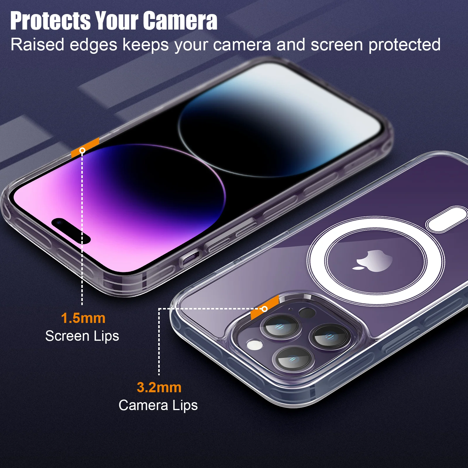 Phonet Mobilskal iPhone 12 Pro Max - MagSafe Transparent