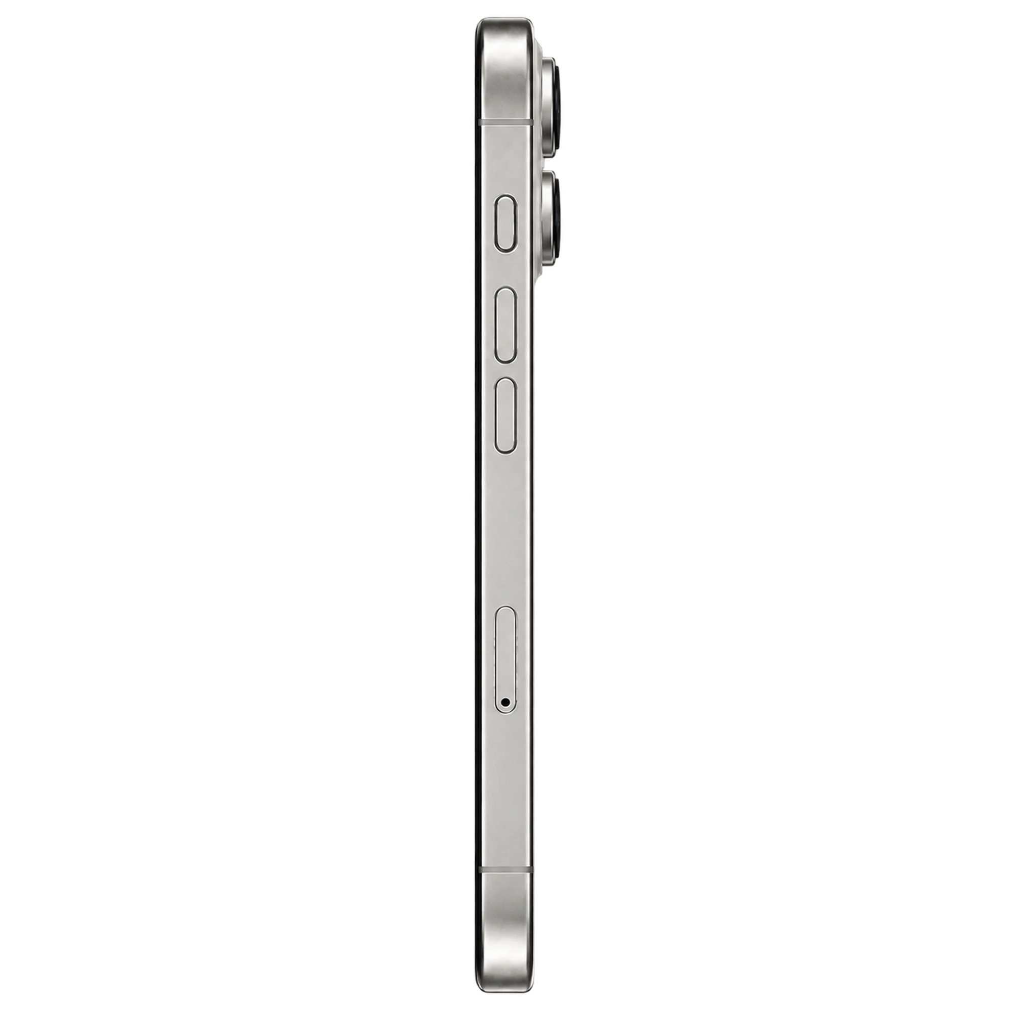 IPhone 16 Pro White Titanium Side