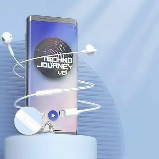 Vidvie Earphones Type-C med Mikrofon och Volymkontroll