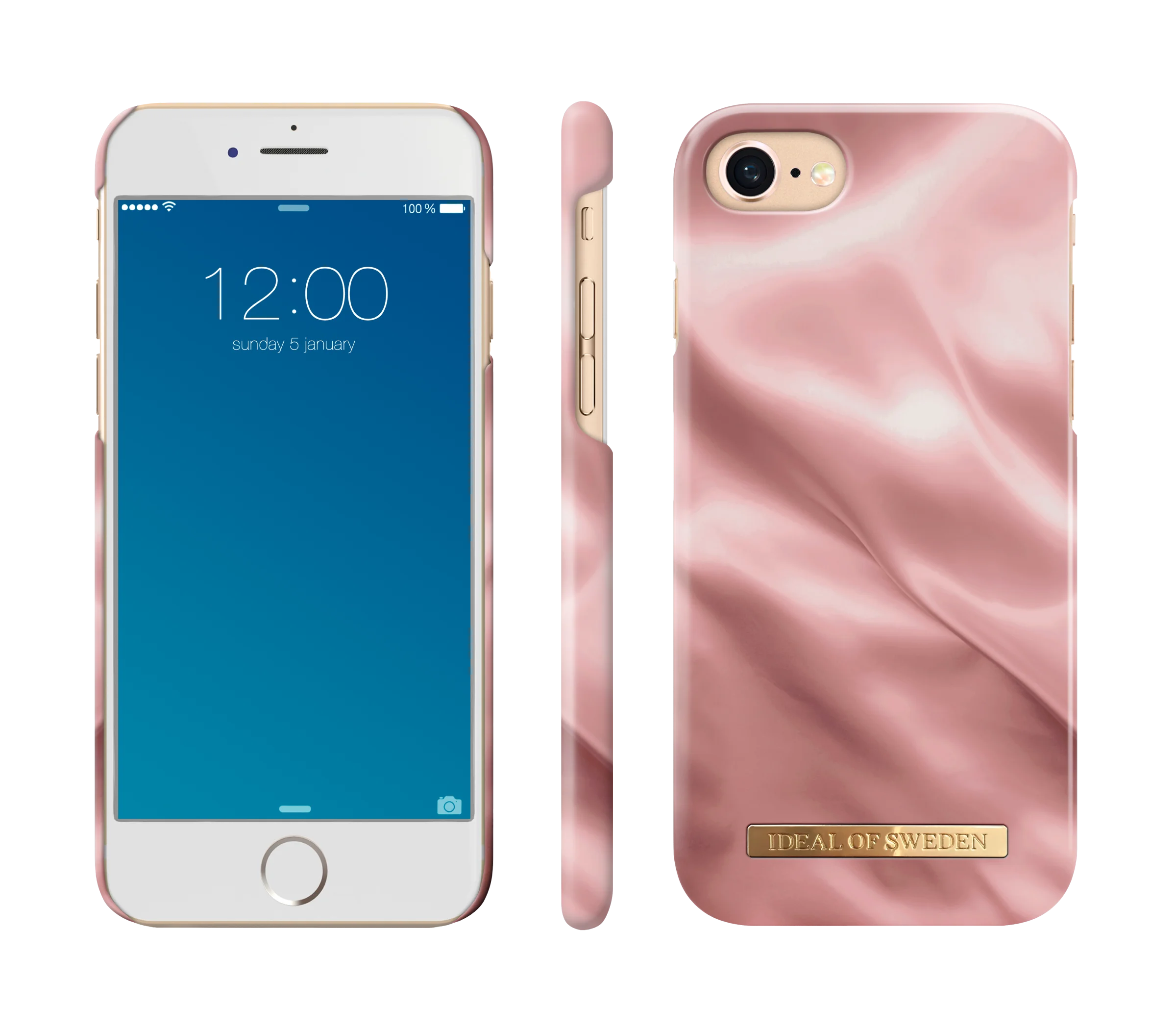 IDeal of Sweden Skal iPhone SE/8/7/6/6S - Rose Satin