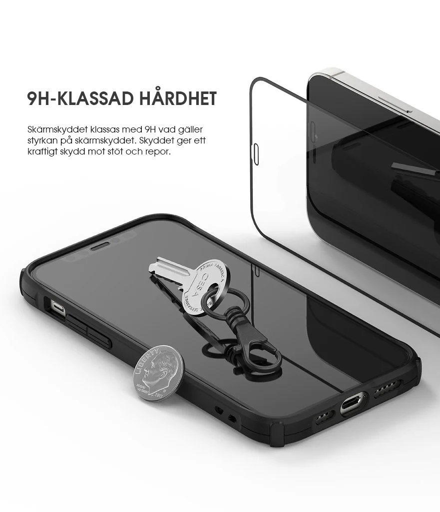 Phonet Heltäckande Skärmskydd Samsung A56 - A36 - A57 - A37 - Härdat Glas