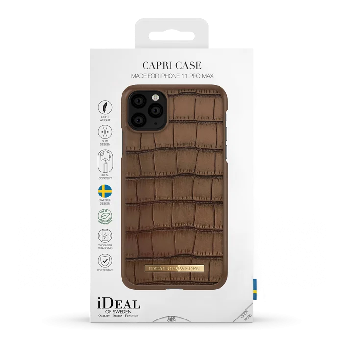iPhone 11 Pro Max / XS Max Capri Case Brown | iDeal of Sweden mobilskal