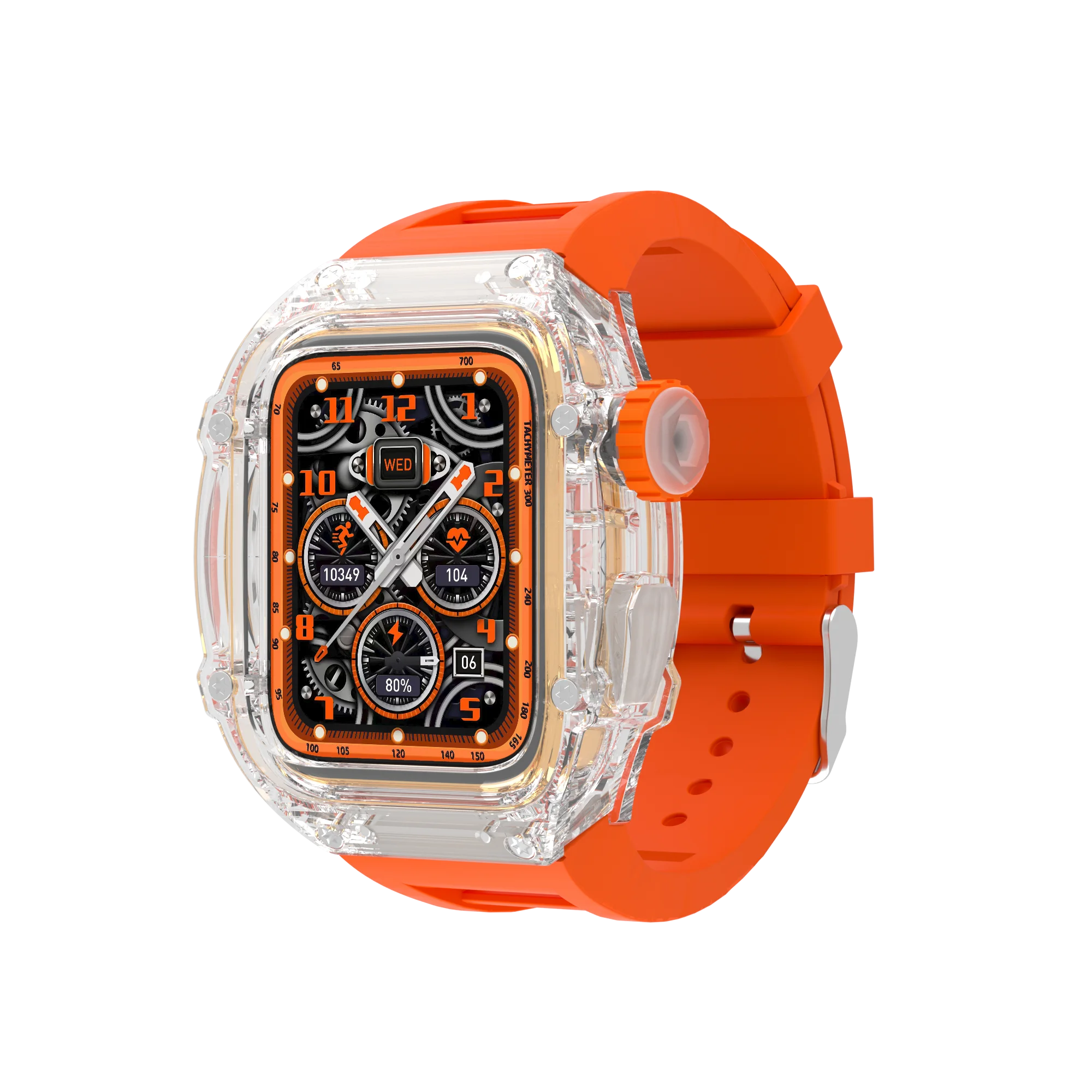 VIDVIE Orange Trådlös Smartklocka