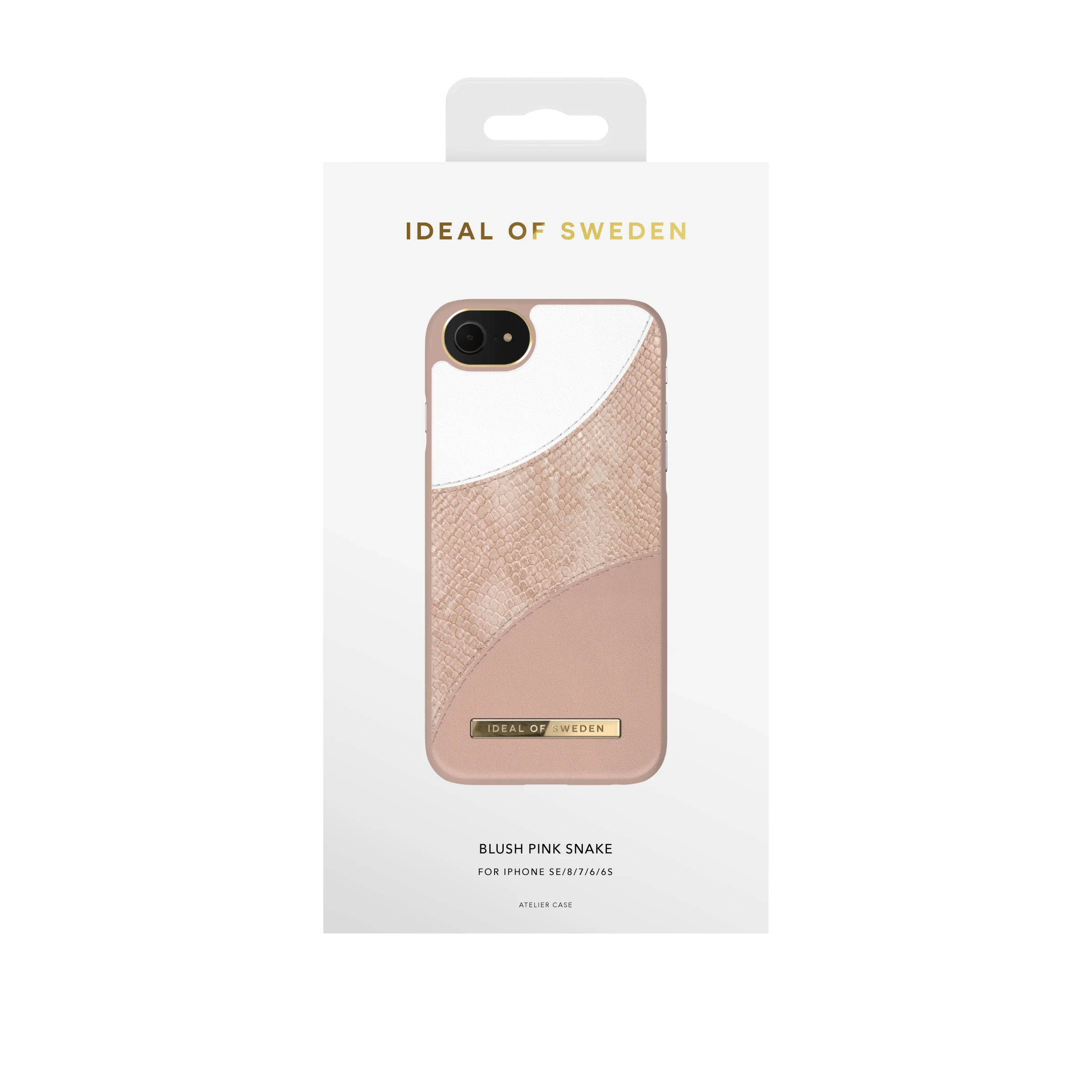 IDeal of Sweden Skal iPhone SE/8/7/6/6S - Blush Pink Snake