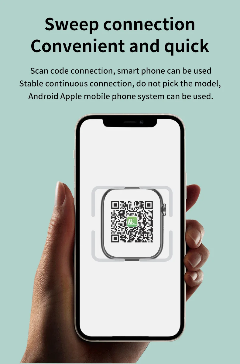 VIDVIE Orange Trådlös Smartklocka