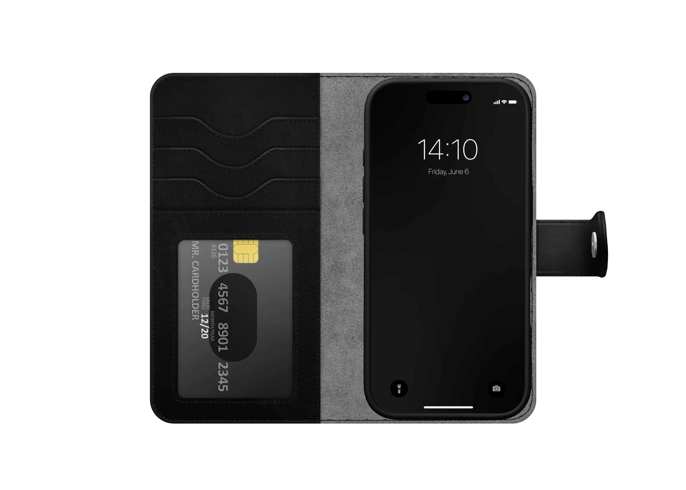 iDeal of Sweden Svart Magnet Wallet+ - iPhone 17 PRO